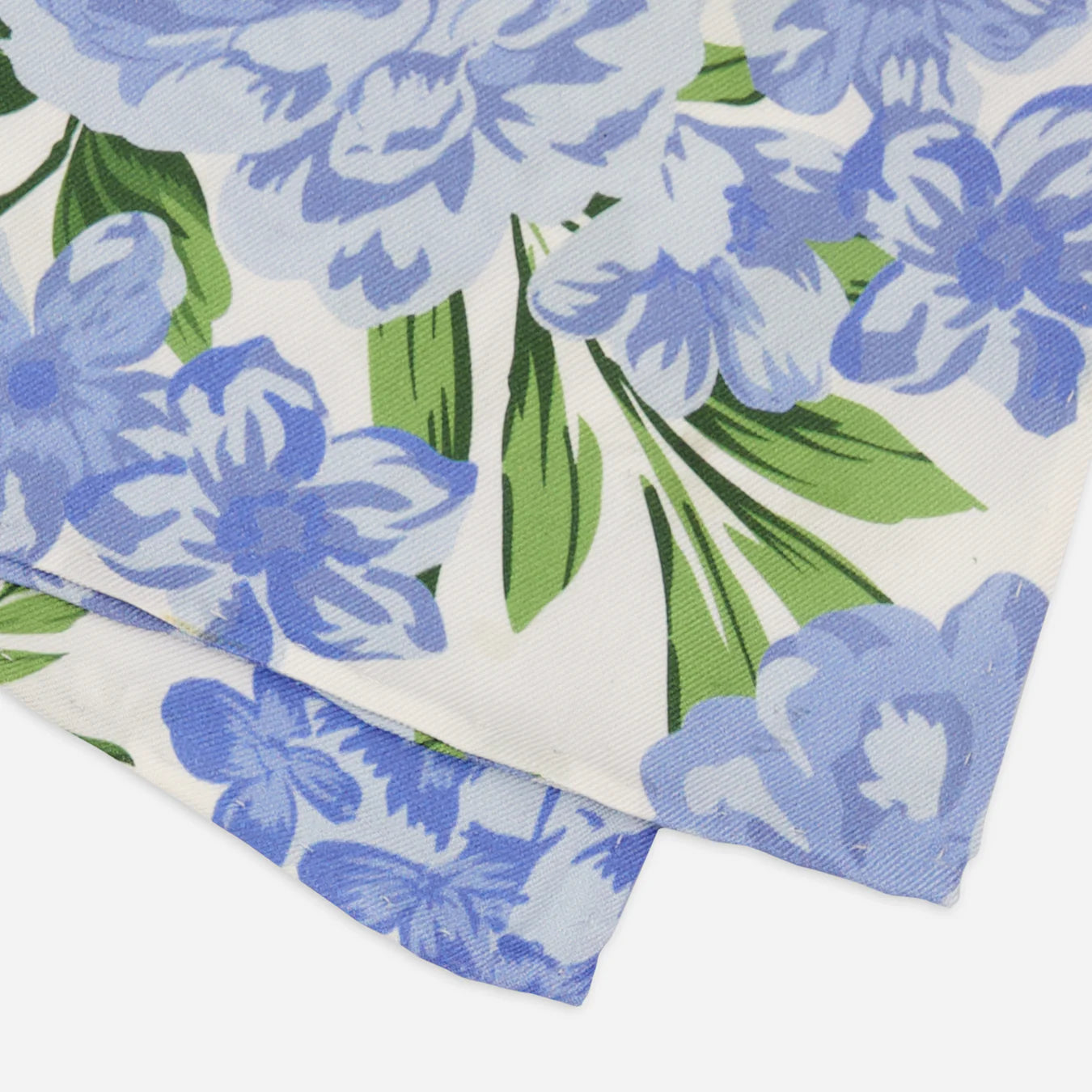 Mumu Weddings - Cottage Floral Blue Pocket Square