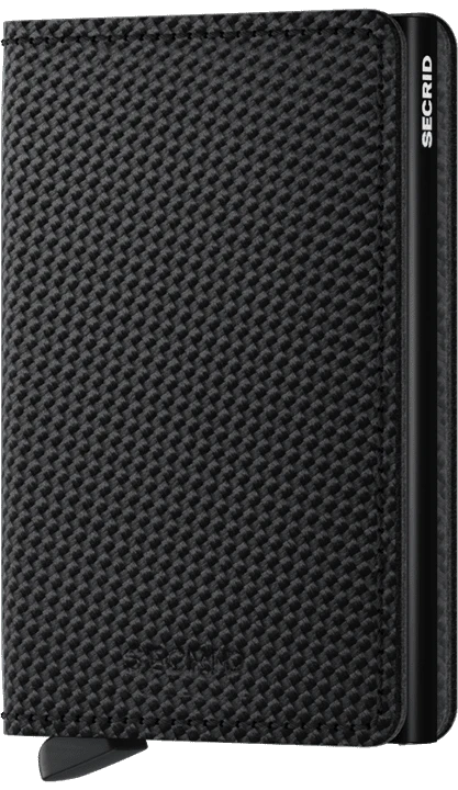 Carbon Black Slim Wallet