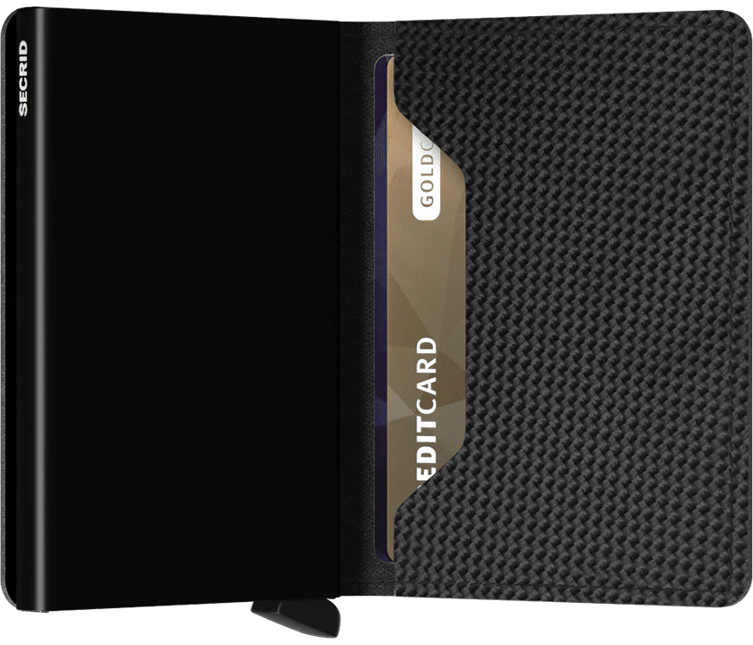 Carbon Black Slim Wallet