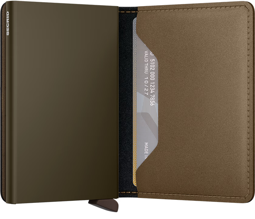 Secrid | Slimwallet Matte Statin Bronze | Brown