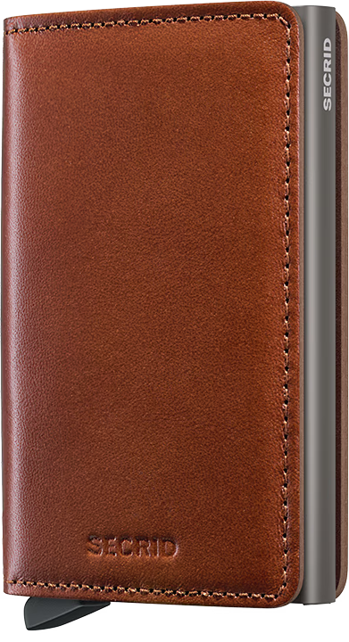 Secrid | Slim Wallet Texano Saddle | Brown