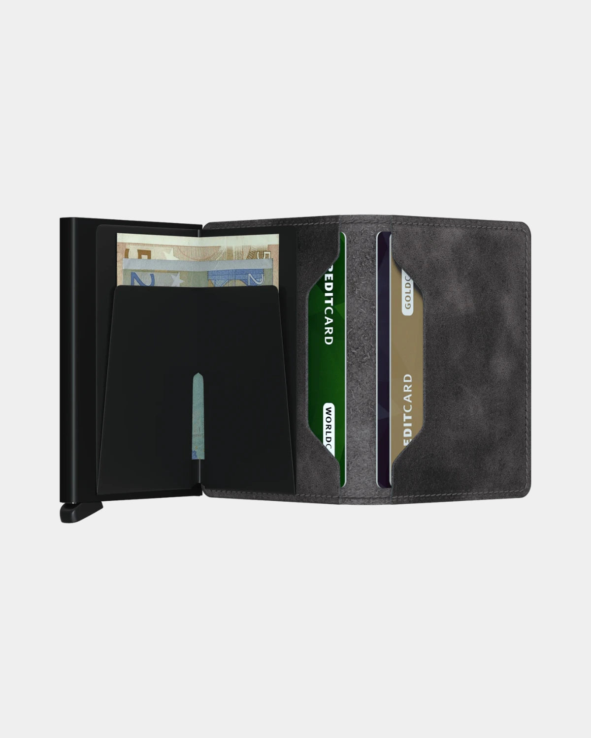 Secrid | Slimwallet Vintage Grey-Black | Black