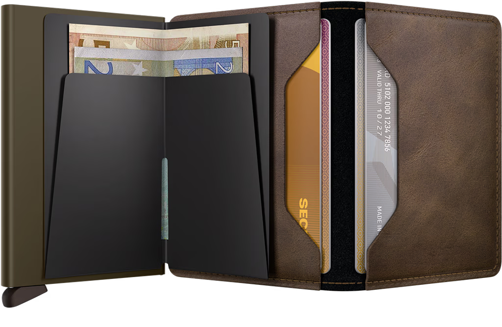 Secrid | Slimwallet Vintage Oak | Brown