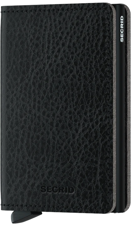 Veg Black Slim Wallet