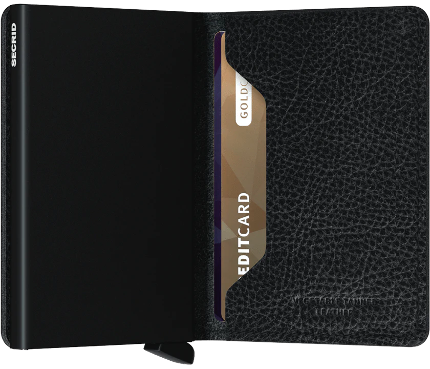 Veg Black Slim Wallet