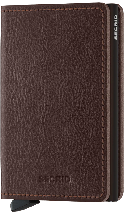 Slimwallet Veg Espresso Brown