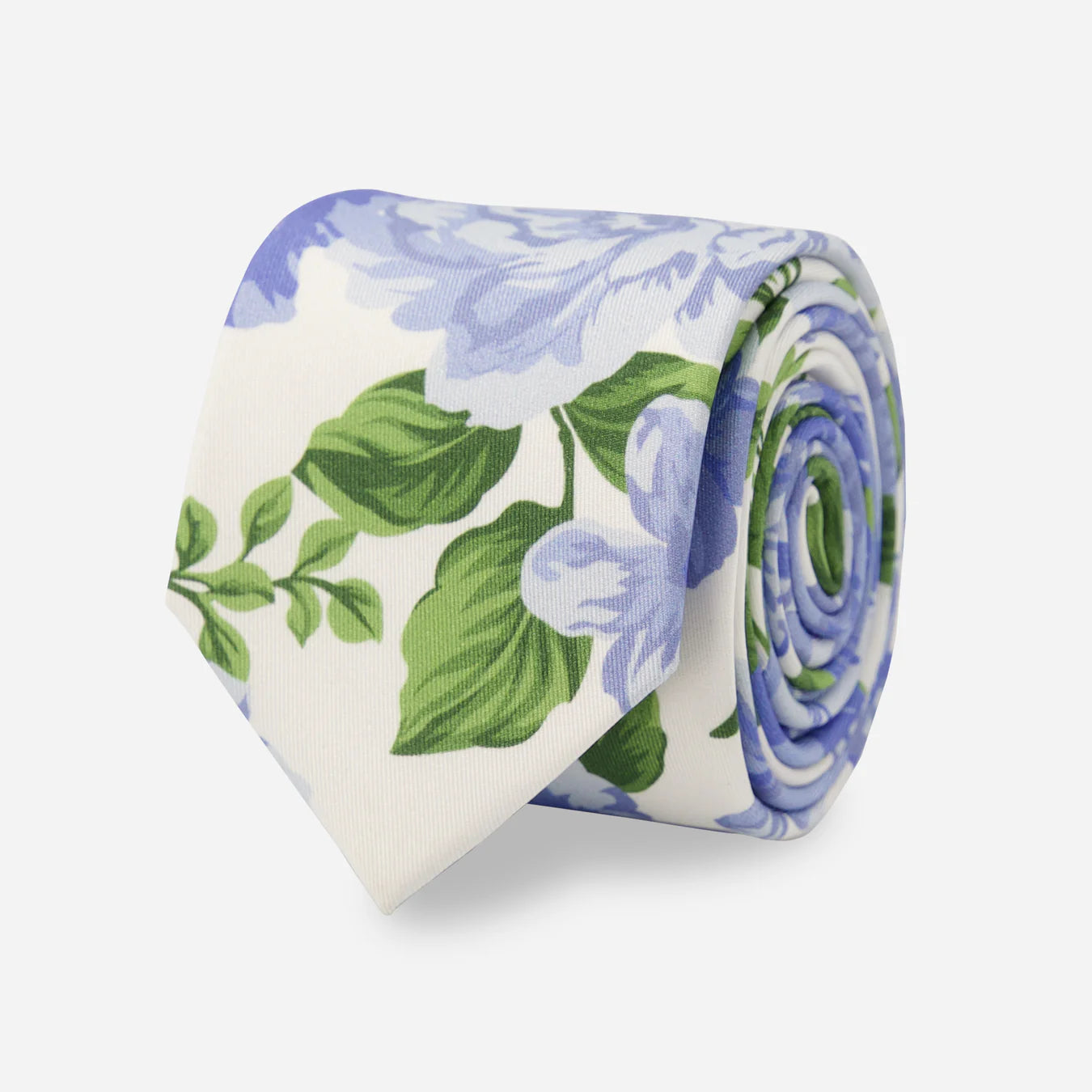 Tie Bar | Mumu Weddings - Cottage Floral Blue Tie | Blue