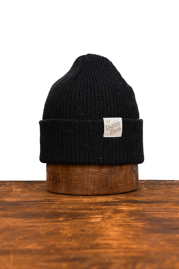 Black Cotton Watchcap