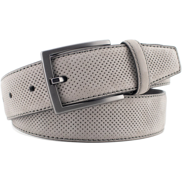 Light Grey Sport Leather Belt