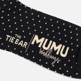 Mumu Weddings - Seaside Dot Black Socks
