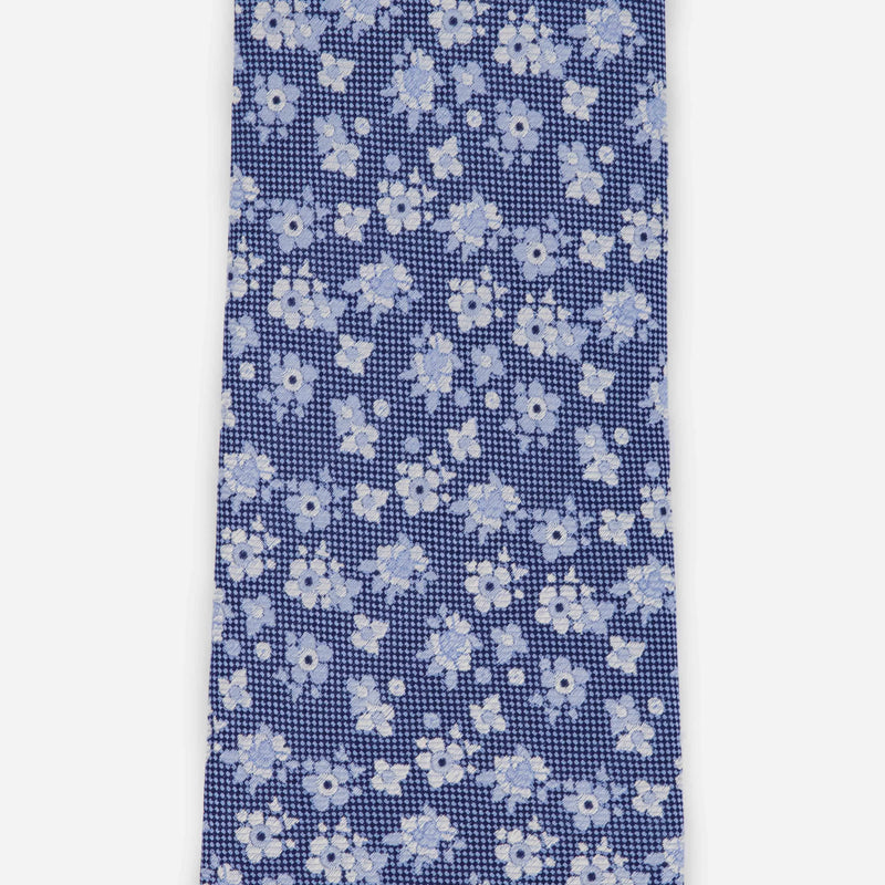 Marguerite Floral Navy Tie