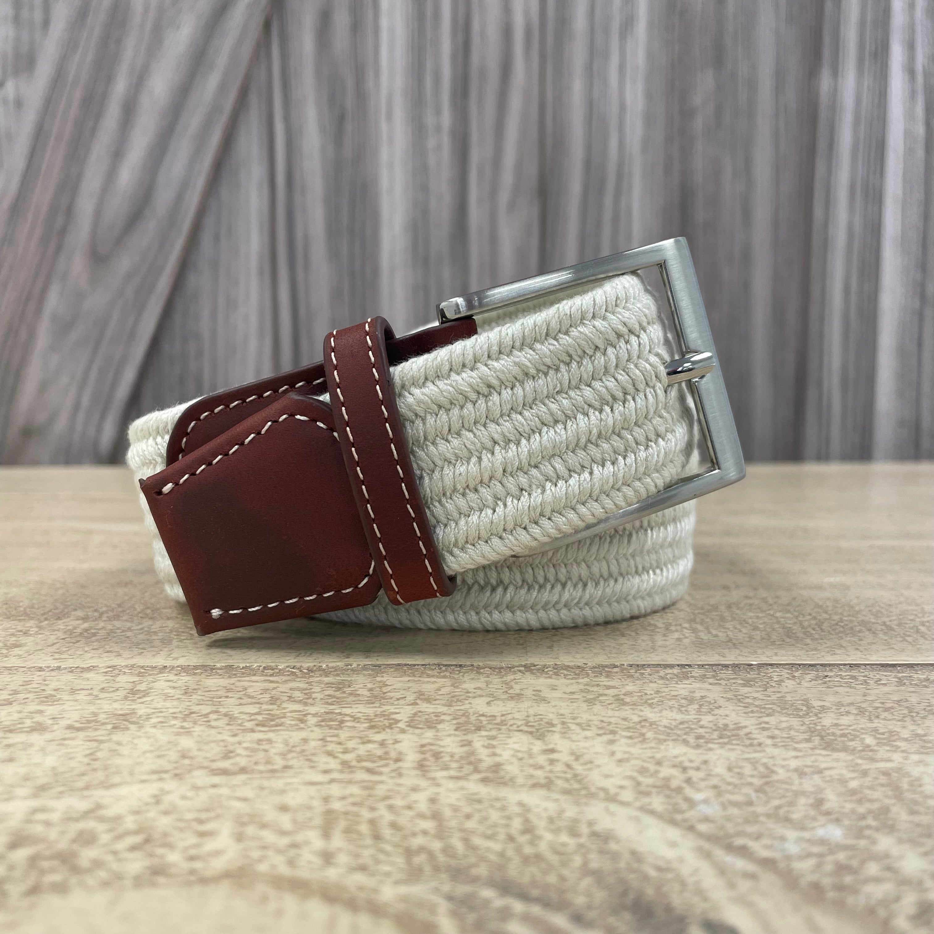 Cotton Elastic Natural Belt