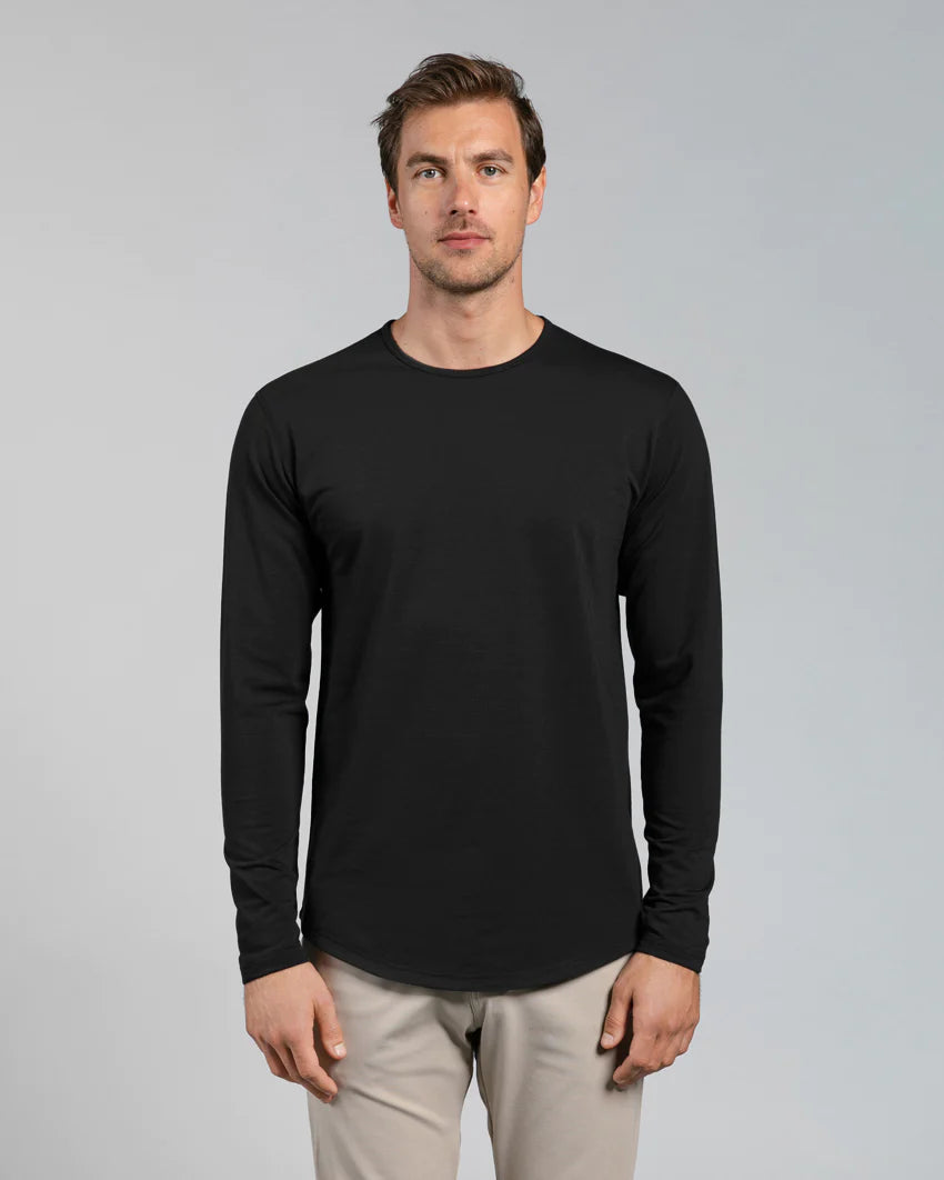 Drop-Cut Long Sleeve