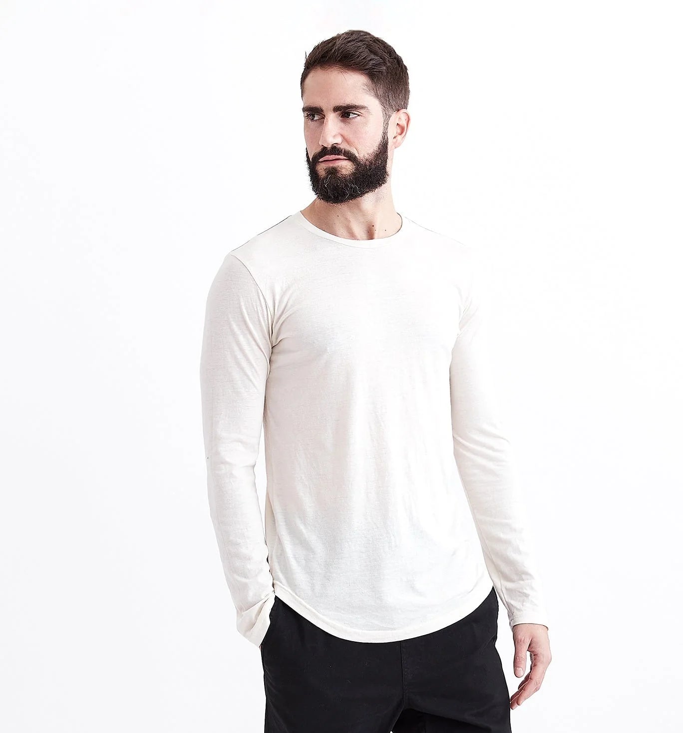 Tri-Blend L/S Scallop Crew