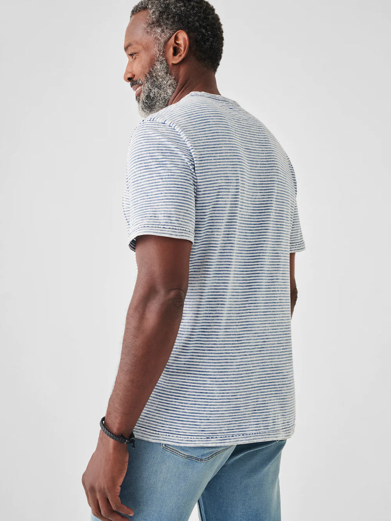 SS Indigo Pocket Tee