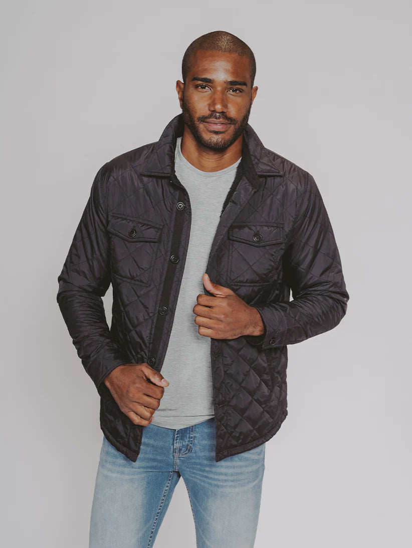 Quilted Sherpa Lined Shacket
