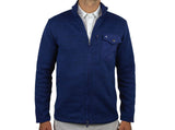 Navy Sweater Fleece Jacket