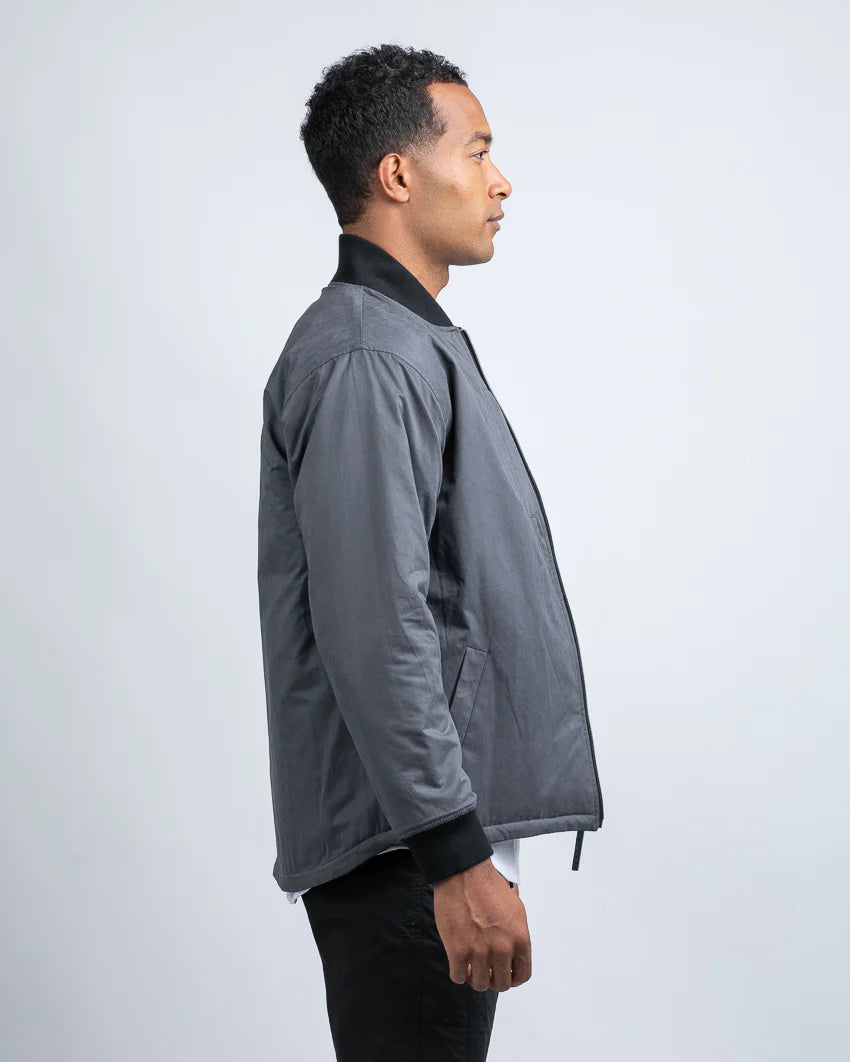 Hi-Lo Reversible Bomber Jacket