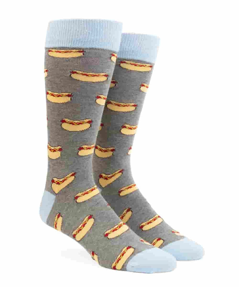 Chicago Hot Dog Charcoal Socks