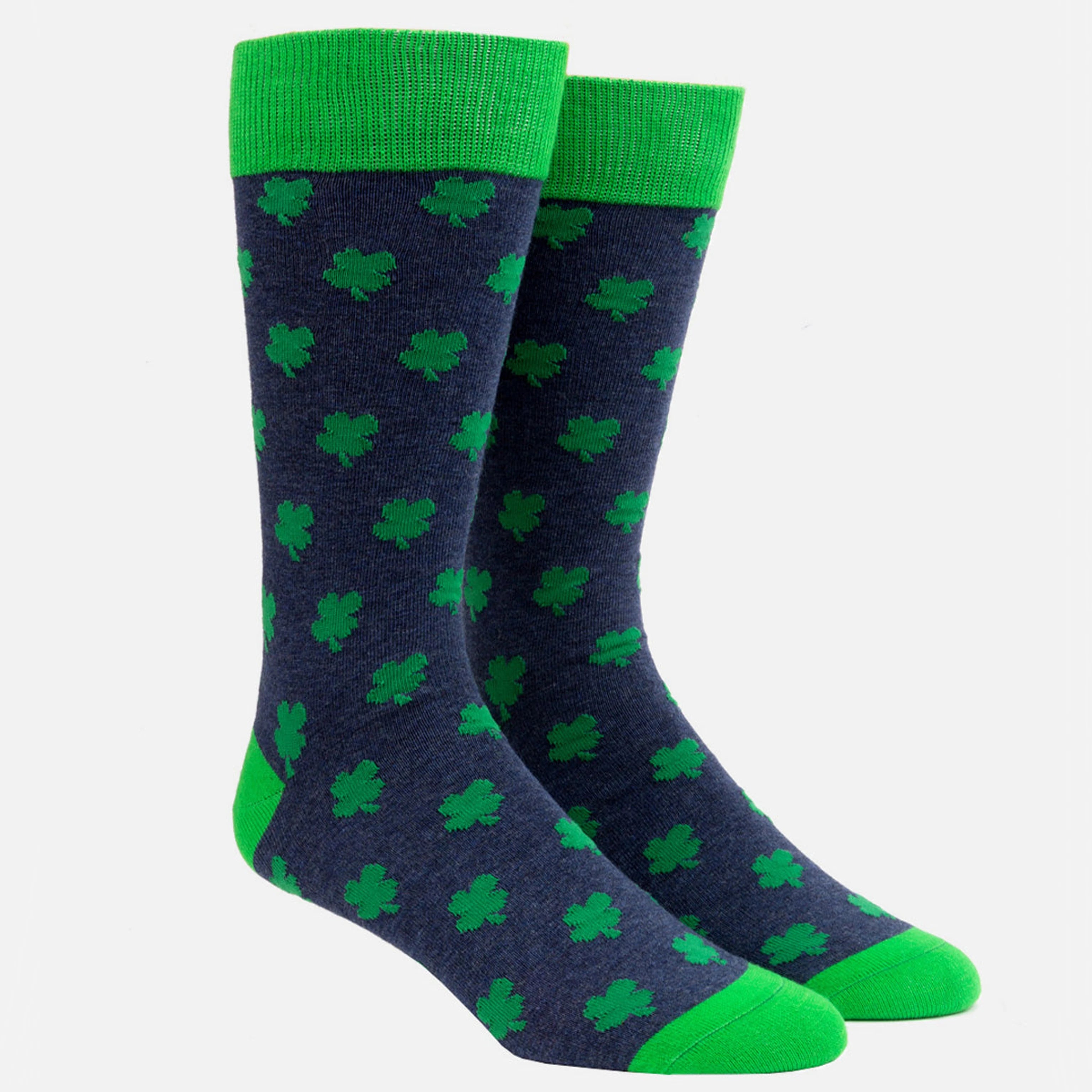 Feeling Lucky Navy Dress Socks