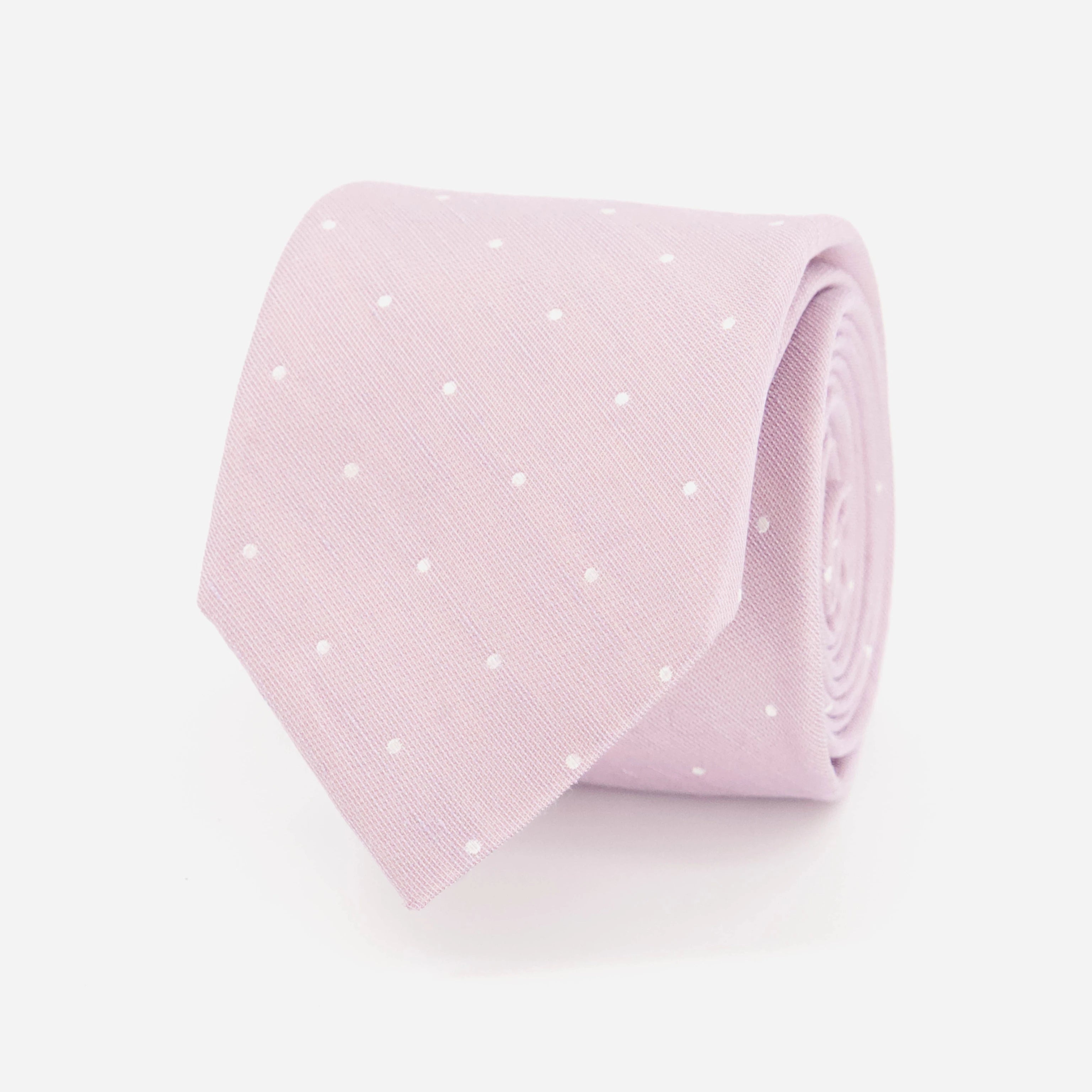 Bulletin Dot Mauve Stone Tie