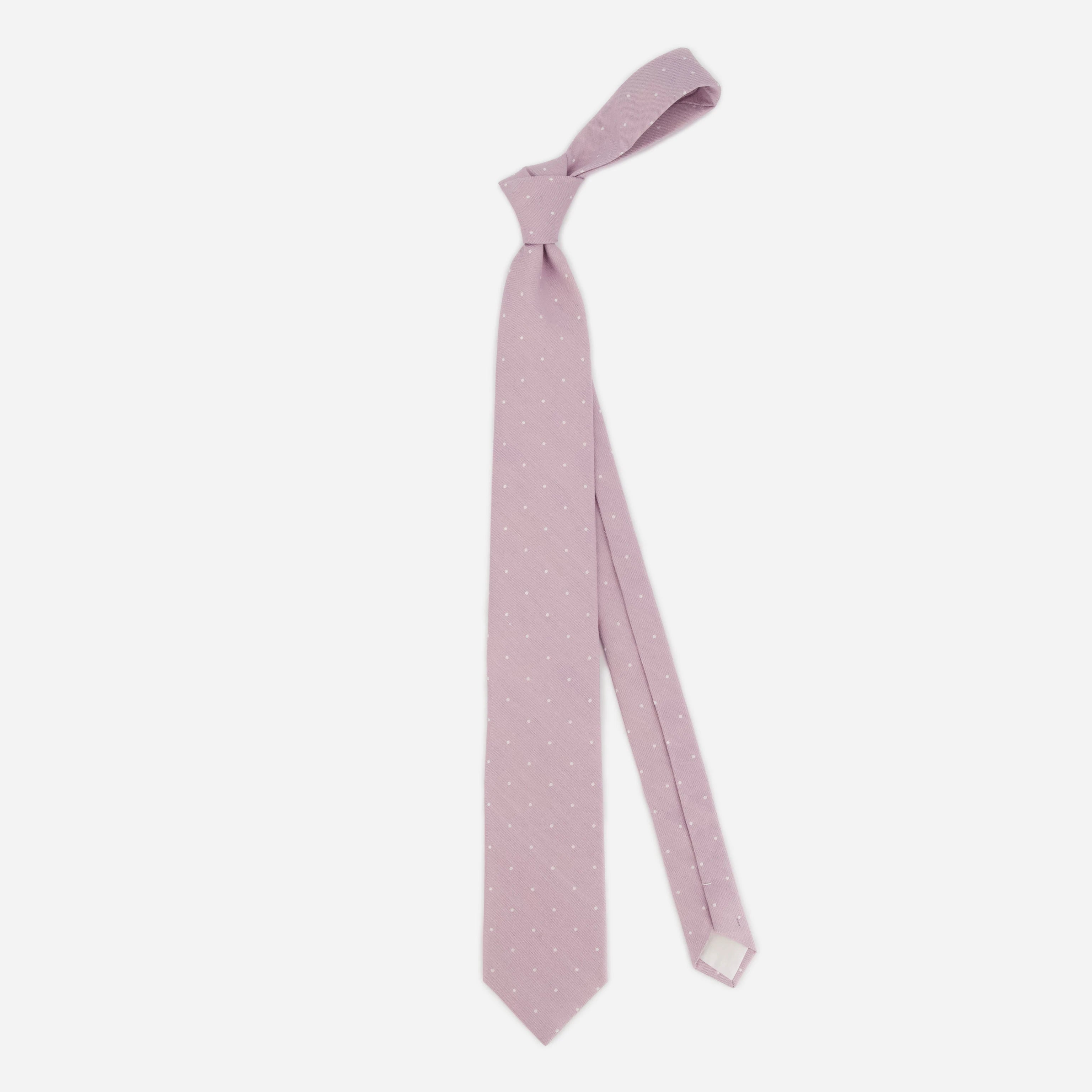 Bulletin Dot Mauve Stone Tie