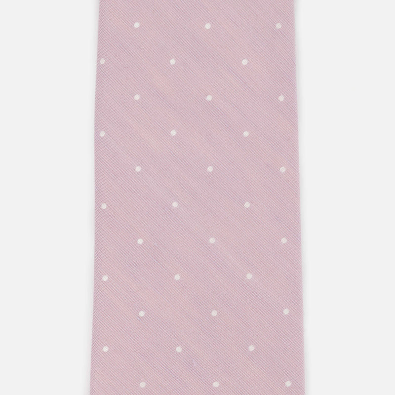 Bulletin Dot Mauve Stone Tie