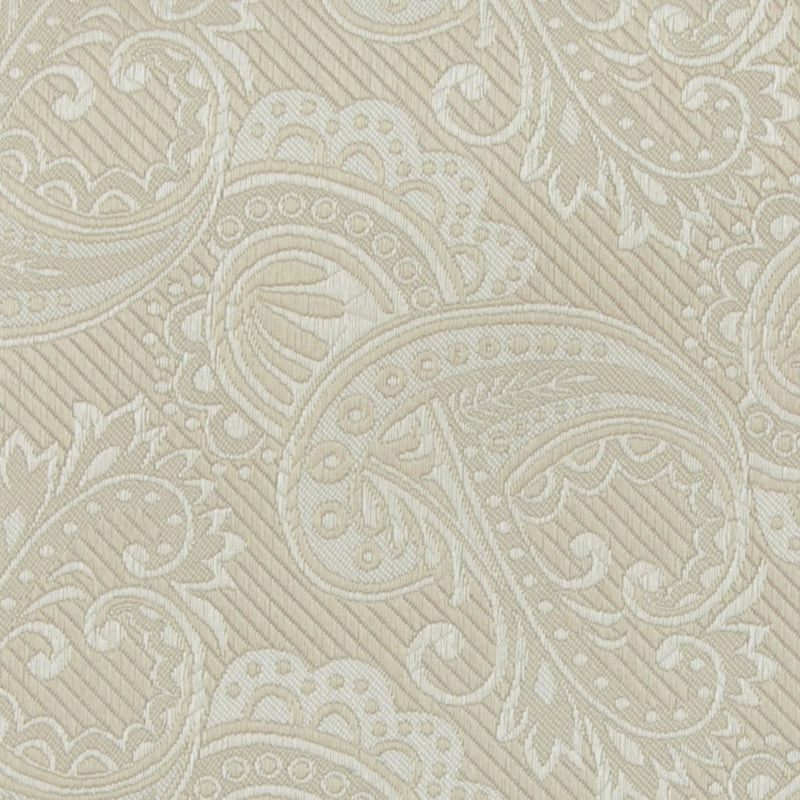 Twill Paisley Light Champagne Tie