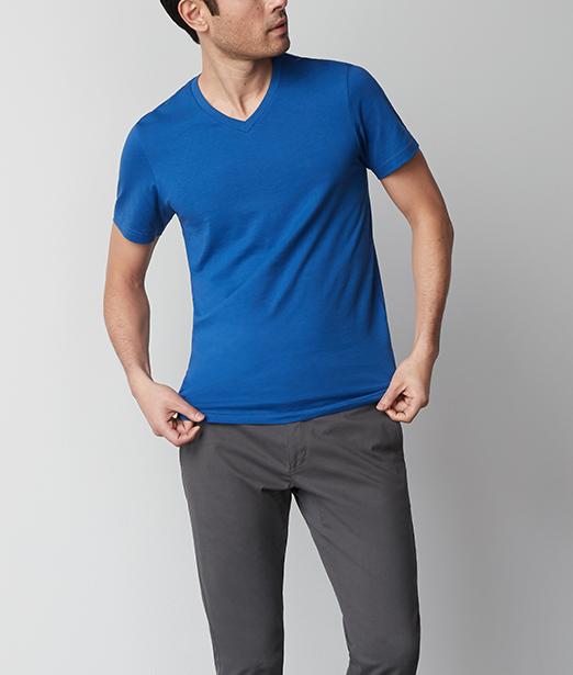 Pima V-Neck T-Shirt