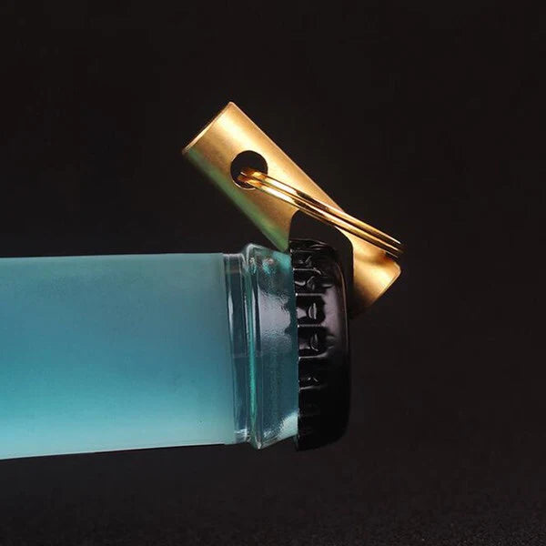 Solid Brass Keychain Bottle Opener