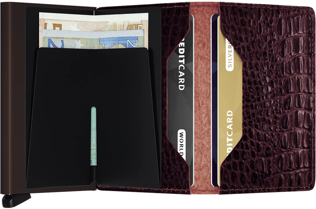 Nile Brown Slim Wallet